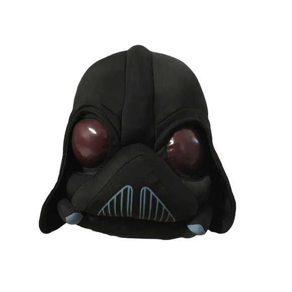 Angry Birds Star Wars Plush Darth Vader Black Stuffed Animal Toy 2012 Lucasfilm - Picture 1 of 14